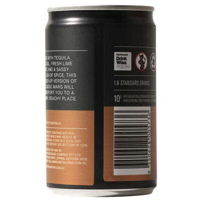 Melbourne Martini Bar Strength Chilli Margarita Can 120mL Each | Liquorland