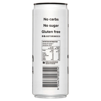 Just Vodka Soda 4 Can 330mL Each | Liquorland