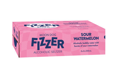 Moon Dog Fizzer Sour Watermelon Can 330mL Carton 24 | Liquorland