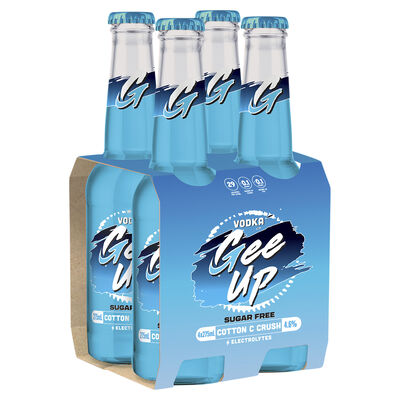 Gee Up Cotton C Crush Vodka Bottle 275mL Pack 4 | Liquorland