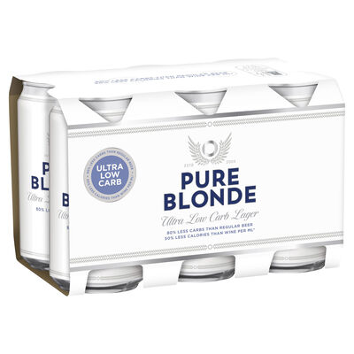 Pure Blonde Can 375mL Pack 6 | Liquorland
