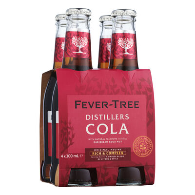 Fever Tree Distillers Cola 200mL Pack 4 | undefined