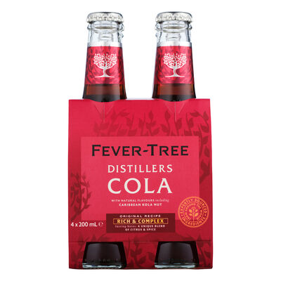 Fever Tree Distillers Cola 200mL Pack 4 | undefined