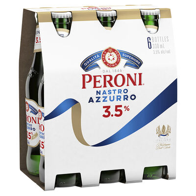Peroni Nastro 3 5 Bottle 330mL Pack 6 | Liquorland