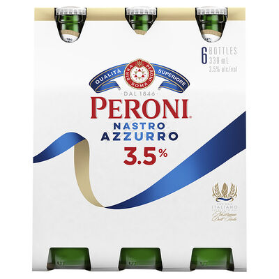 Peroni Nastro 3 5 Bottle 330mL Pack 6 | Liquorland