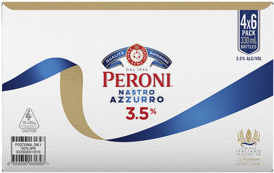 Peroni Nastro 3 5 Bottle 330mL Carton 24 | undefined