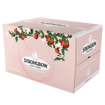 Strongbow Blossom Rose 8 2 Cider Bottle 330mL Carton 24 | Liquorland