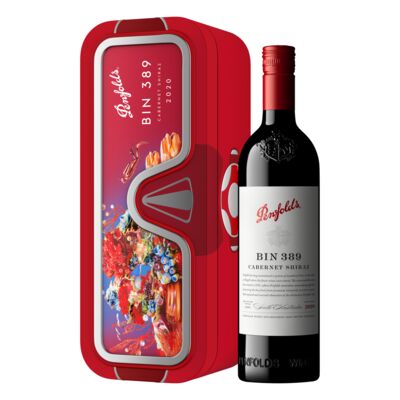 Penfolds Bin 389 Cabernet Shiraz 2020 750ml Scuba Gift Box