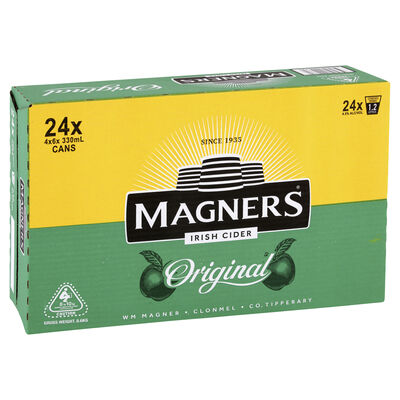 Magners Original Irish Cider Can 330mL Carton 24 | Liquorland
