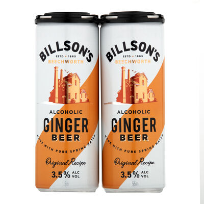 Billson S Ginger Beer Can 355mL Pack 4 | Liquorland