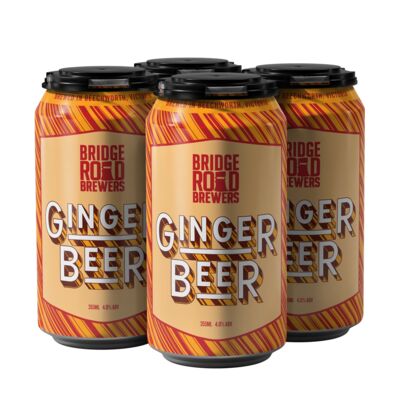 Bridge Road Ginger Beer Can 355mL Pack 4 | Liquorland