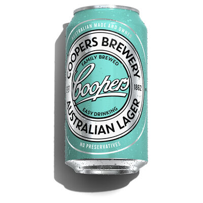 Coopers Australian Lager Can 375mL Each | Liquorland