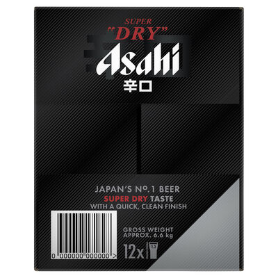 Asahi Super Dry Bottle 330mL 12pk Pack 12 | Liquorland
