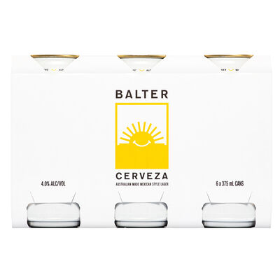 Balter Cerveza Can 375mL Pack 6 | Liquorland