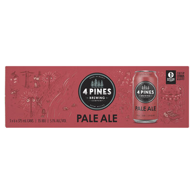 4 Pines Brewing Pale Ale Can 375mL Carton 18 | undefined