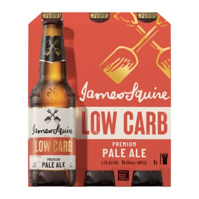 James Squire Low Carb Pale Ale Bottle 330mL Pack 6 | Liquorland