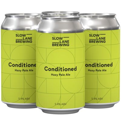 Slow Lane Brewing Conditioned Hazy Pale Ale Can 375mL Pack 4 | Liquorland