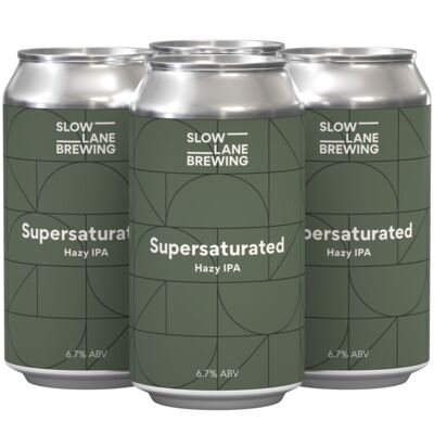 Slow Lane Brewing Supersaturated Hazy Ipa Can 375mL Pack 4 | Liquorland