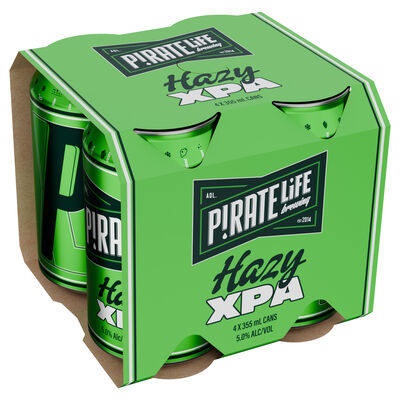 Pirate Life Hazy Xpa Can 355mL Pack 4 | Liquorland