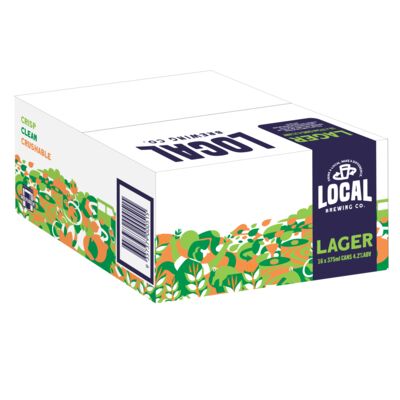Local Brewing Lager Can 375mL Carton 16 | Liquorland