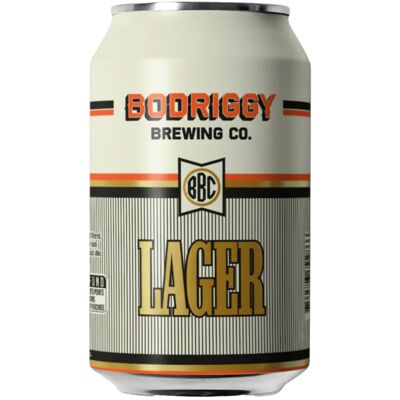 Bodriggy Lager Can 355mL Carton 24 | Liquorland