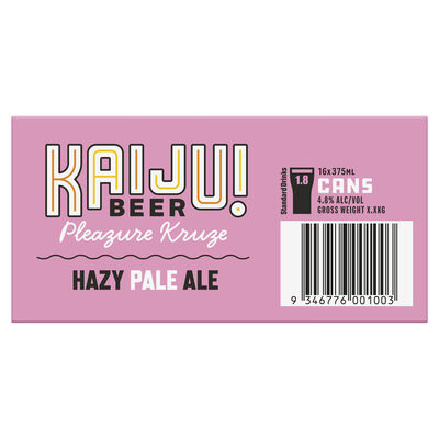 Kaiju Pleazure Kruze Hazy Pale Ale Can 375mL Carton 16 | Liquorland