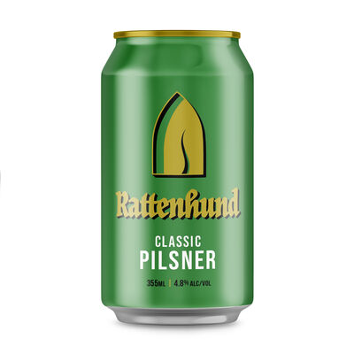 Hop Nation Rattenhund Classic Pilsner Can 355mL Each | Liquorland