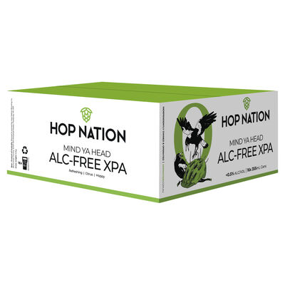 Hop Nation Mind Ya Head Non Alc Xpa Can 355mL Carton 16 | Liquorland