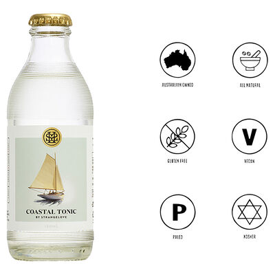 Strangelove Coastal Tonic Bottle 180mL Pack 4 | Liquorland