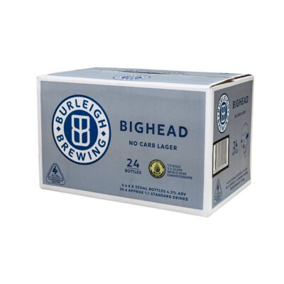 Bighead No Carb Beer Bottle 330mL Carton 24 | Liquorland