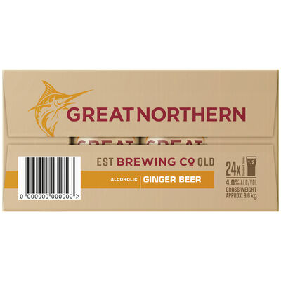 Great Northern Ginger Beer Can 375mL Carton 24 | Liquorland