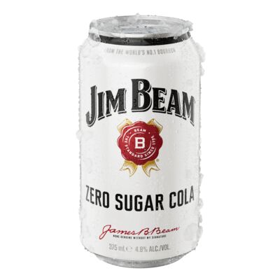 Jim Beam Zero Sugar Cola Cans 375mL Each | Liquorland