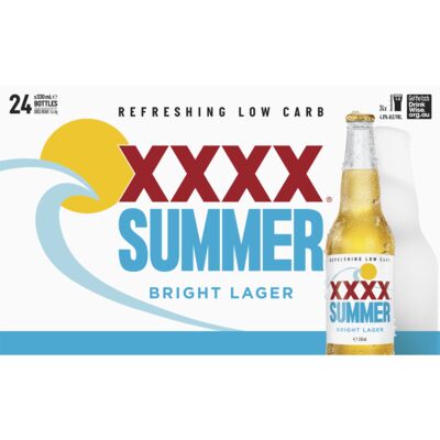 Summer Bright Lager Bottle 330mL Carton 24 | Liquorland