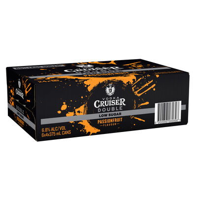 Vodka Cruiser Double Ls Passionfruit 6 8 Can 375mL Carton 24 | Liquorland