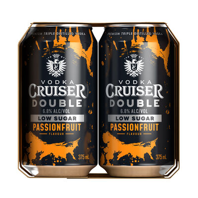 Vodka Cruiser Double Ls Passionfruit 6 8 Can 375mL Pack 4 | Liquorland