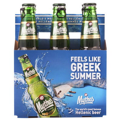 Mythos Beer Bottle 330mL Pack 6 | Liquorland