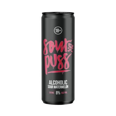 Sour Puss Watermelon Can 8 330mL Each | Liquorland