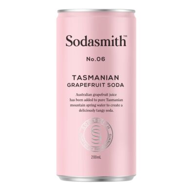 Sodasmith Tasmanian Grapefruit Soda Can 200mL Each | Liquorland