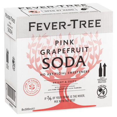Fever Tree Grapefruit Soda Bottle 500mL Carton 8 | Liquorland