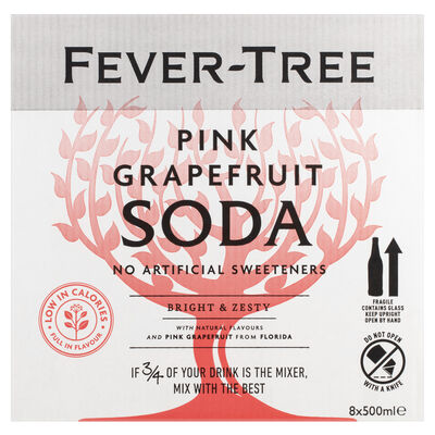 Fever Tree Grapefruit Soda Bottle 500mL Carton 8 | Liquorland