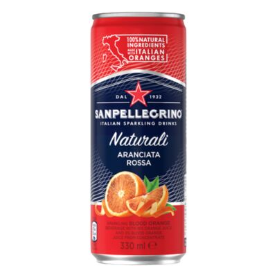 San Pellegrino Aranciata Rossa Can 330mL Each | Liquorland