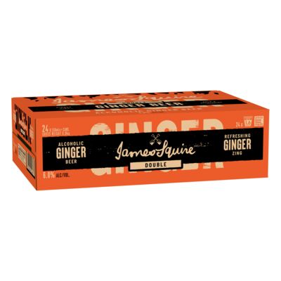 James Squire Double Ginger Beer Can 330mL Carton 24 | Liquorland