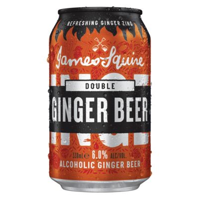 James Squire Double Ginger Beer Can 330mL Carton 24 | Liquorland