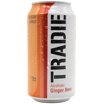 Tradie Ginger Beer Can 375mL Each | Liquorland