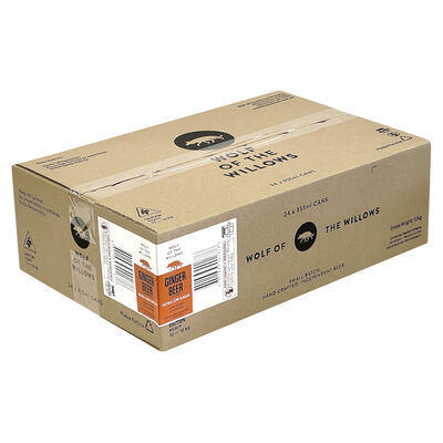 Wolf Of The Willows Ginger Beer Can 355mL Carton 24 | Liquorland