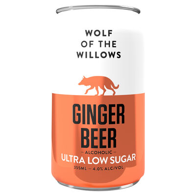 Wolf Of The Willows Ginger Beer Can 355mL Each | Liquorland