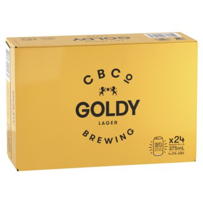 Cbco Goldy Lager Can 375mL Carton 24 | Liquorland