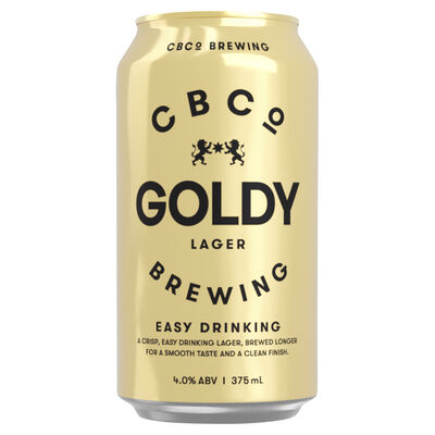 Cbco Goldy Lager Can 375mL Each | Liquorland