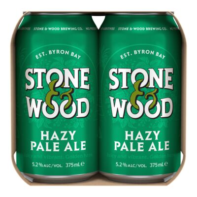 Stone Wood Hinterland Hazy Pale Can 375mL Pack 4 | Liquorland