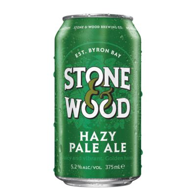 Stone Wood Hinterland Hazy Pale Can 375mL Each | Liquorland